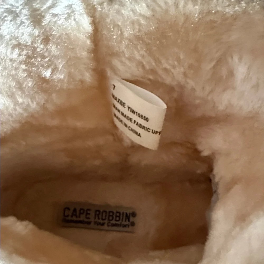 Tan Rhinestone Ankle Boots - Picture 5 of 8